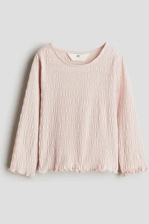 H&M Smocked jersey top