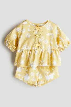 H&M 2-piece cotton poplin set