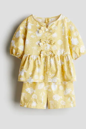 H&M 2-piece cotton poplin set