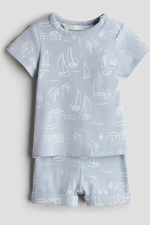 H&M 2-piece ribbed cotton set