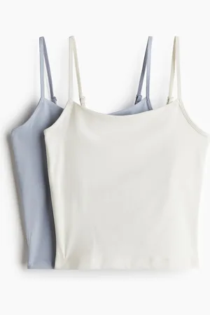 H&M 2-pack sports strappy tops with DryMove™