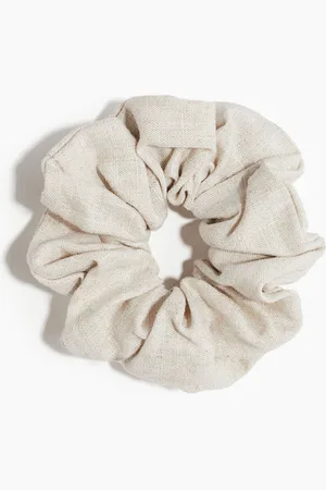 H&M Linen-blend scrunchie