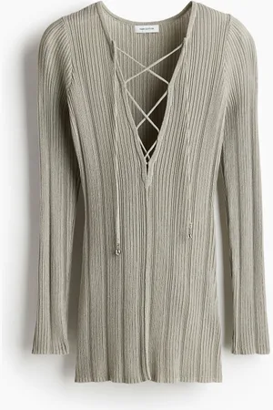 H&M Lace-up top
