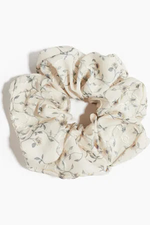 H&M Embroidered scrunchie