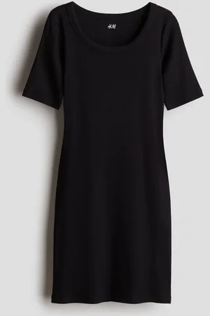 H&M Ribbed cotton dress