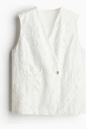 H&M Broderie anglaise waistcoat