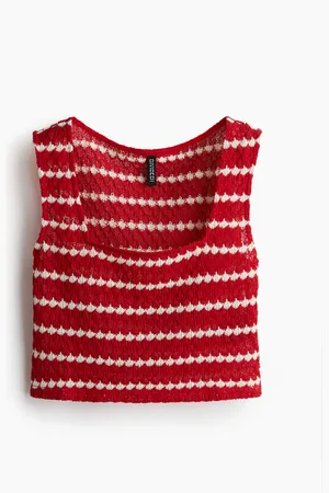 H&M Jacquard-knit vest top