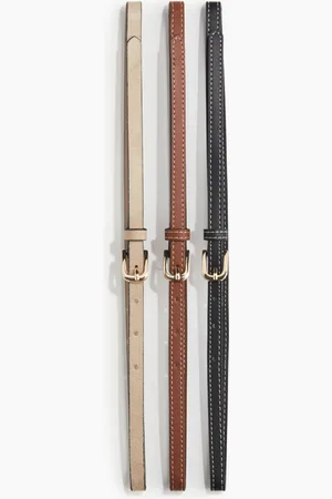 H&M 3-pack waist belts