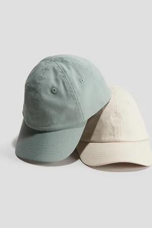 H&M 2-pack cotton twill caps