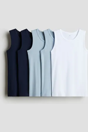 H&M 5-pack cotton vest tops