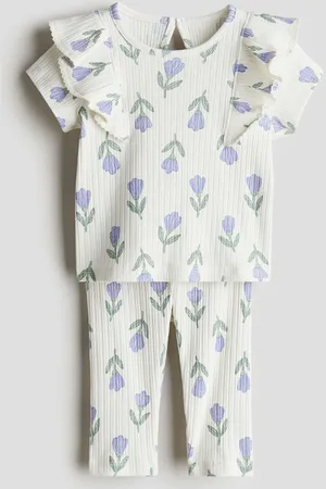 H&M 2-piece printed cotton set