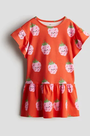 H&M Flutter-sleeved cotton dress
