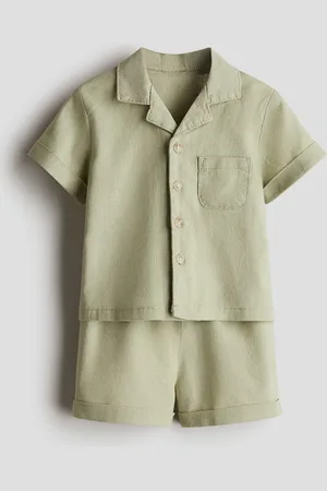 H&M 2-piece linen-blend set
