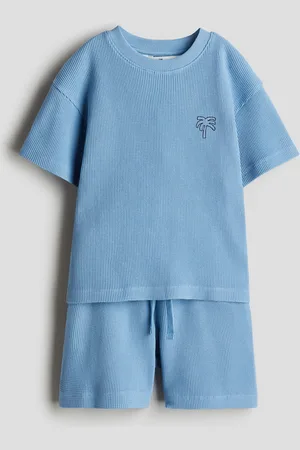 H&M 2-piece waffled cotton set