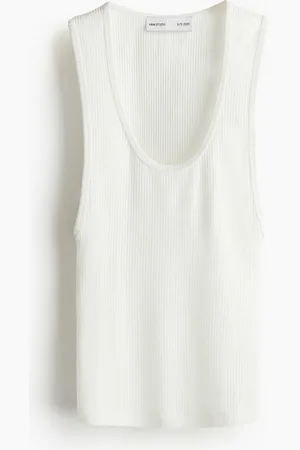 H&M Ribbed viscose vest top