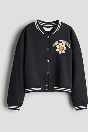 H&M Printed sweatshirt baseball jacket