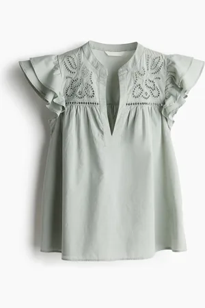 H&M Broderie anglaise blouse