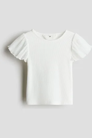 H&M Chiffon-sleeve top