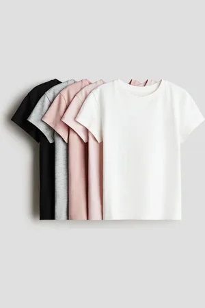 H&M 5-pack cotton T-shirts