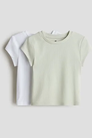 H&M 2-pack cotton jersey tops