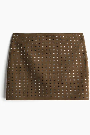 H&M Rhinestone-emnbellished mini skirt