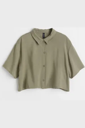 H&M Cropped shirt