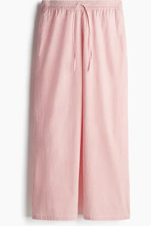 H&M Seersucker drawstring trousers