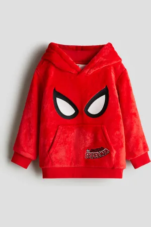 H&M Printed pile hoodie