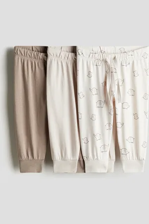 H&M 3-pack cotton jersey joggers