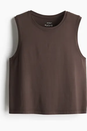 H&M Boxy-style sports vest top with DryMove™
