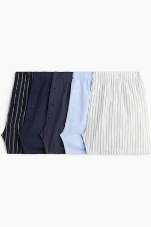 H&M 5-pack woven cotton boxer shorts