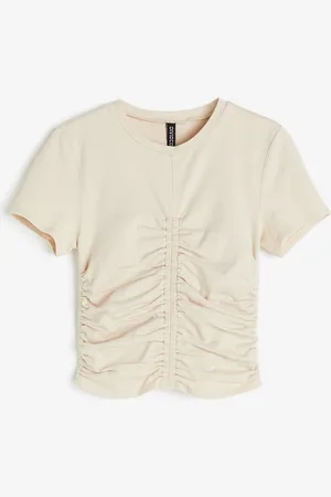 H&M Gathered jersey top