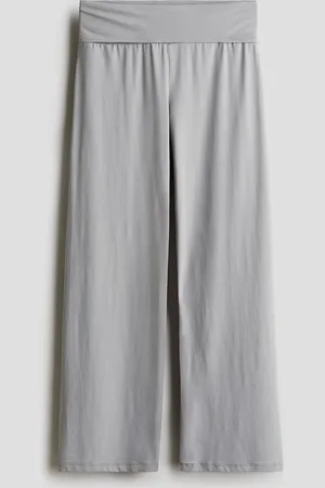 H&M Wide leg jersey trousers