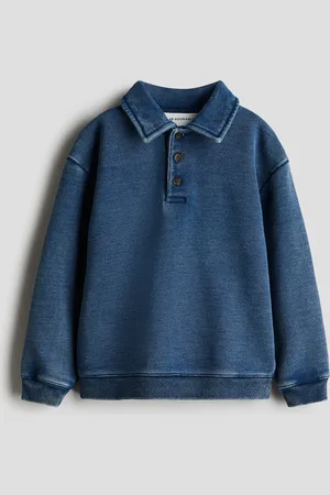 H&M Cotton sweatshirt polo shirt