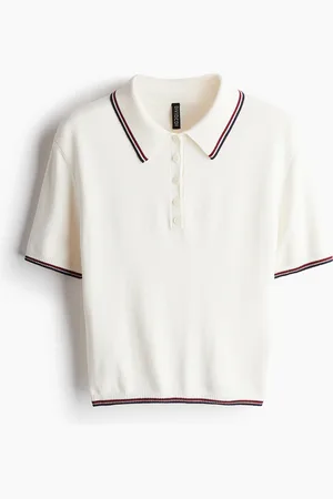 H&M Fine-knit polo shirt
