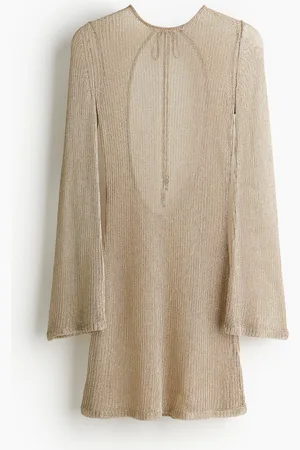 H&M Open-back knitted dress