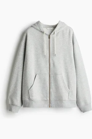 H&M Oversized zip-through hoodie
