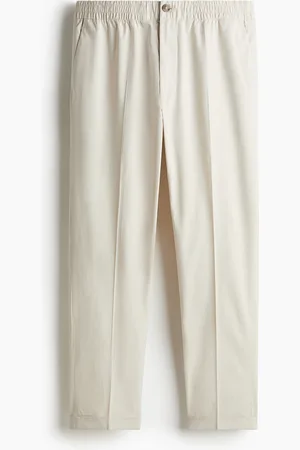 H&M Regular Fit Cropped cotton trousers
