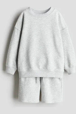H&M 2-piece sweatshirt and shorts set