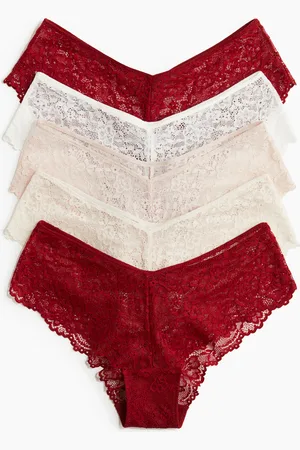 H&M 5-pack lace hipster briefs