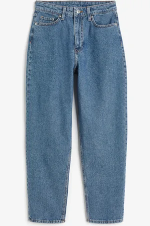 H&M Mom Loose Fit Ultra High Ankle Jeans