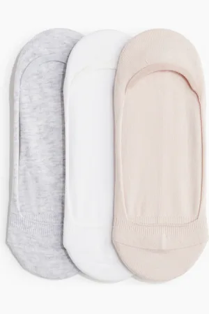 H&M 3-pack no-show socks