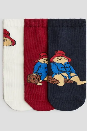 H&M 3-pack motif-detail socks