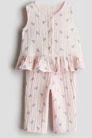 H&M 2-piece seersucker set