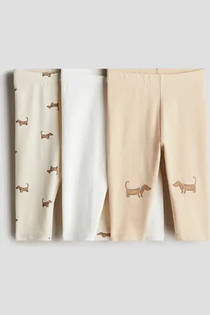 H&M 3-pack cotton jersey leggings