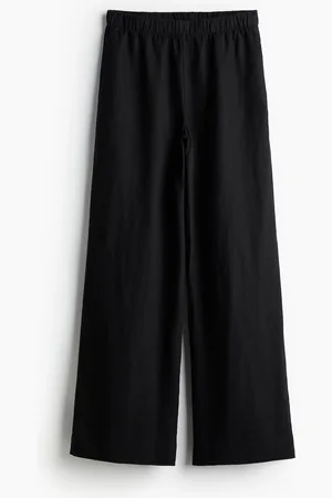 H&M Wide linen trousers