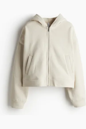 H&M Oversized zip-through hoodie