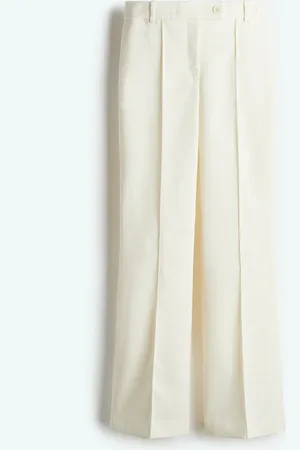 H&M Flared crease-leg trousers