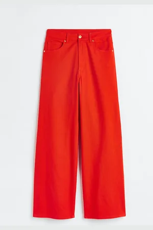 H&M Wide twill trousers