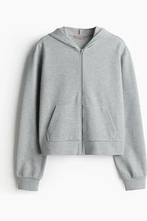 H&M Waffled zip-through hoodie